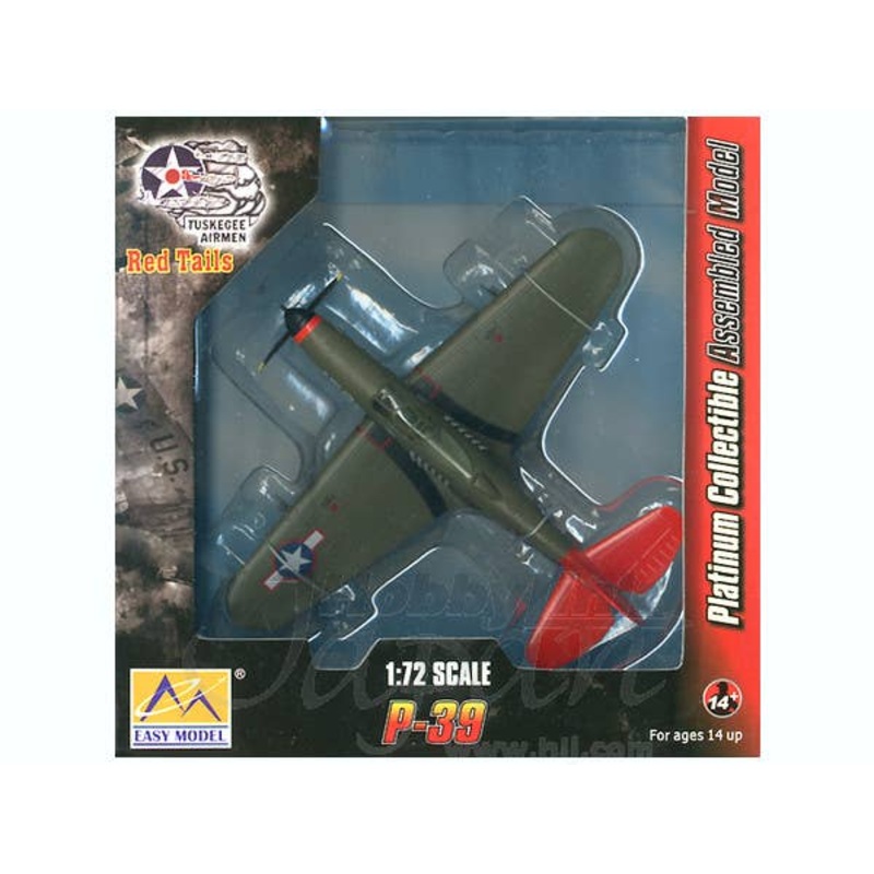 1/72 Tuskegee Airmen Red Tails P-39 Airacobra