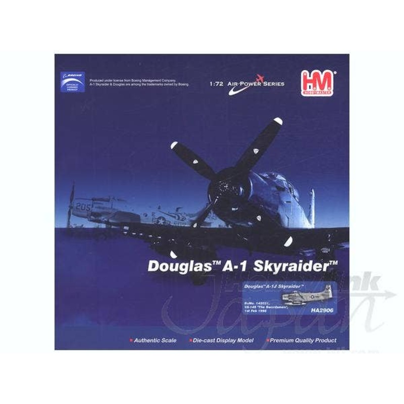 1/72 Douglas A-1J Skyraider BuNo 142031, VA-145 The Swordsmen, 1st Feb 1966