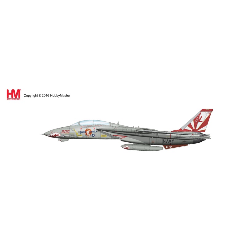 1/72 Grumman F-14A Tomcat Miss Molly VF-111 Sundowners