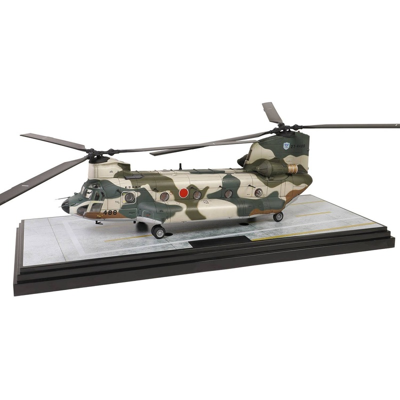 1/72 JASDF CH-47J Chinook Air Rescue Wing Iruma Helicopter Airlift #488 Finished Product