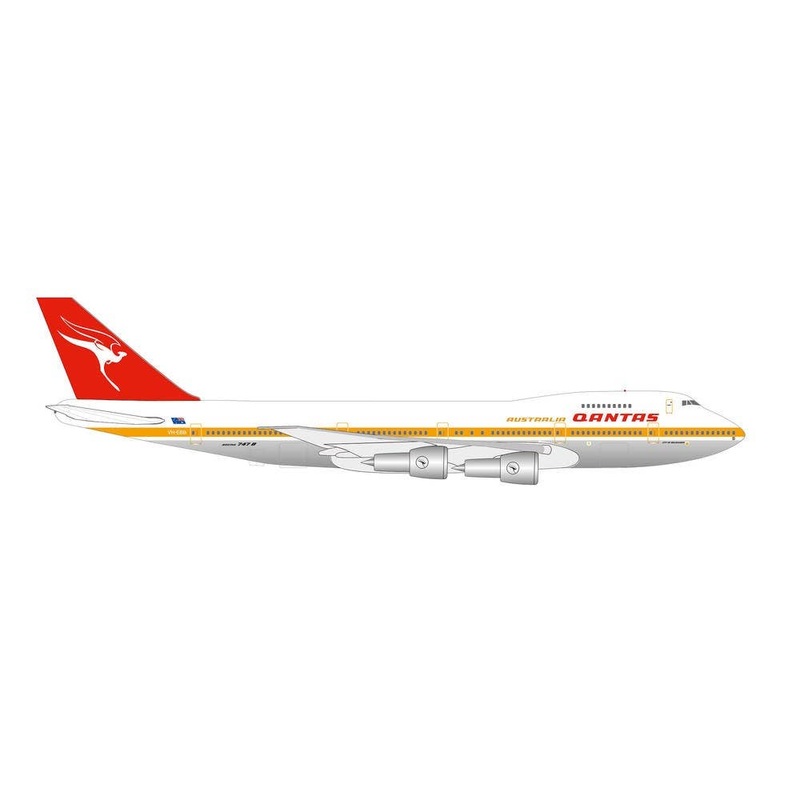 1/500 747-200 Qantas City of Melbourne VH-EBB