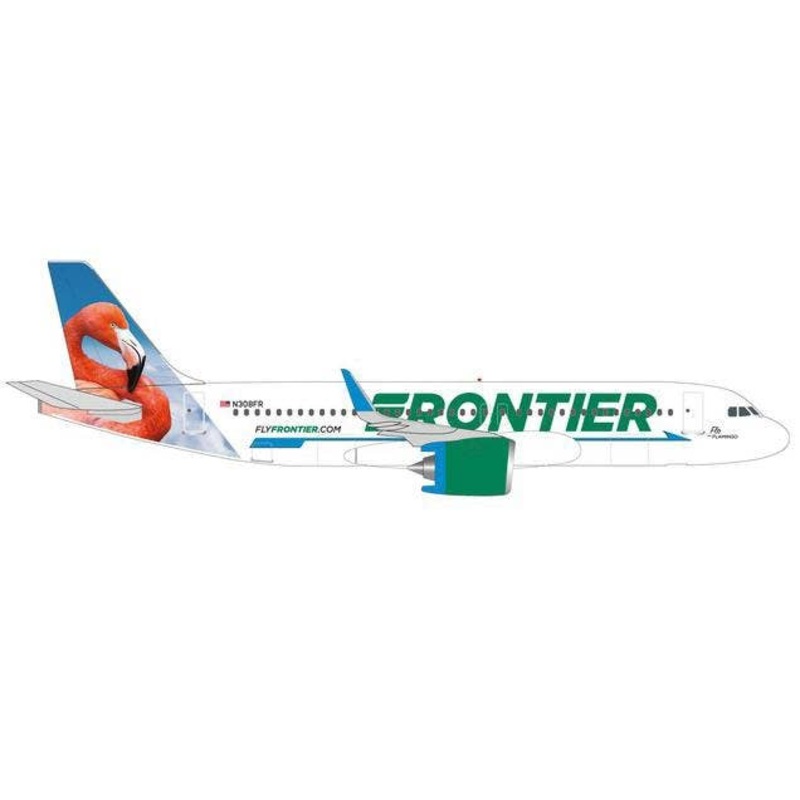 1/500 A320neo Frontier Airlines Flo the Flamingo N308FR