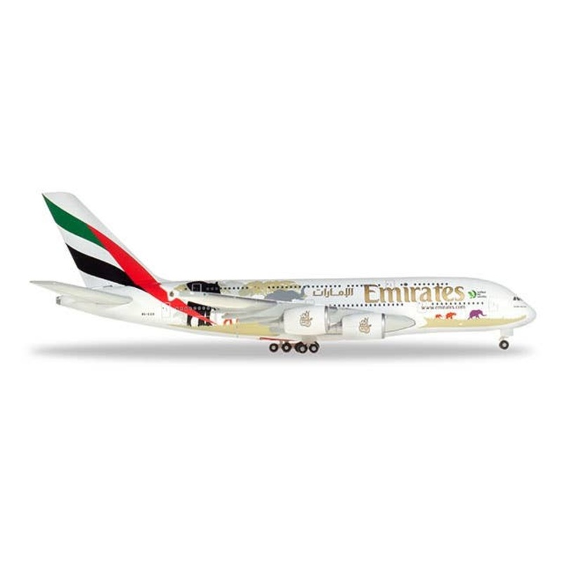 1/500 A380 Emirates Airline Wildlife II A6-EER