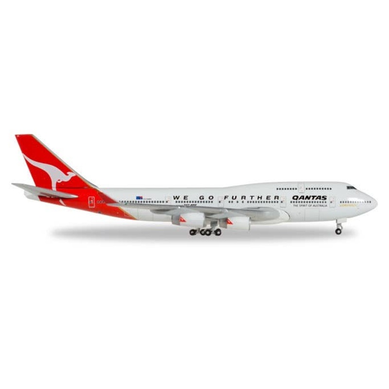 1/500 Qantas Boeing 747-400 "We Go Further" 25 YEARS Herpa Wings Edition VH-OJA "City of Canberra"