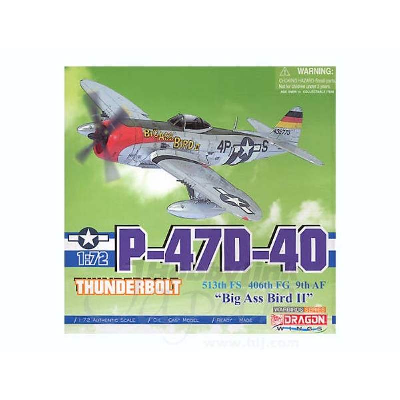 1/72 P-47D Big Ass Bird II 9th AF 406th