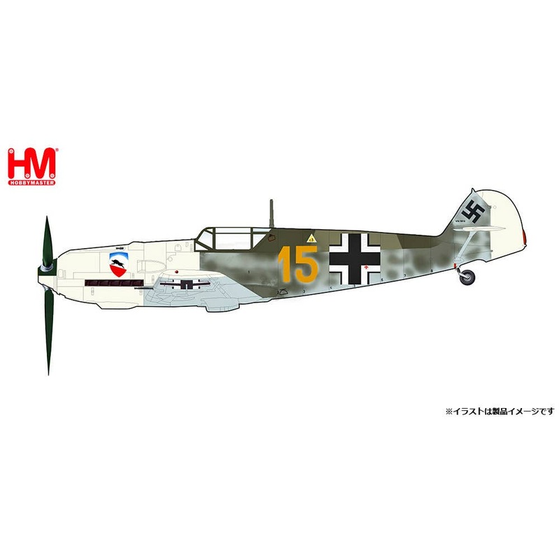 1/48 Messerschmitt Bf-109E-3 German Air Force Karl Wolff's Aircraft France 1940