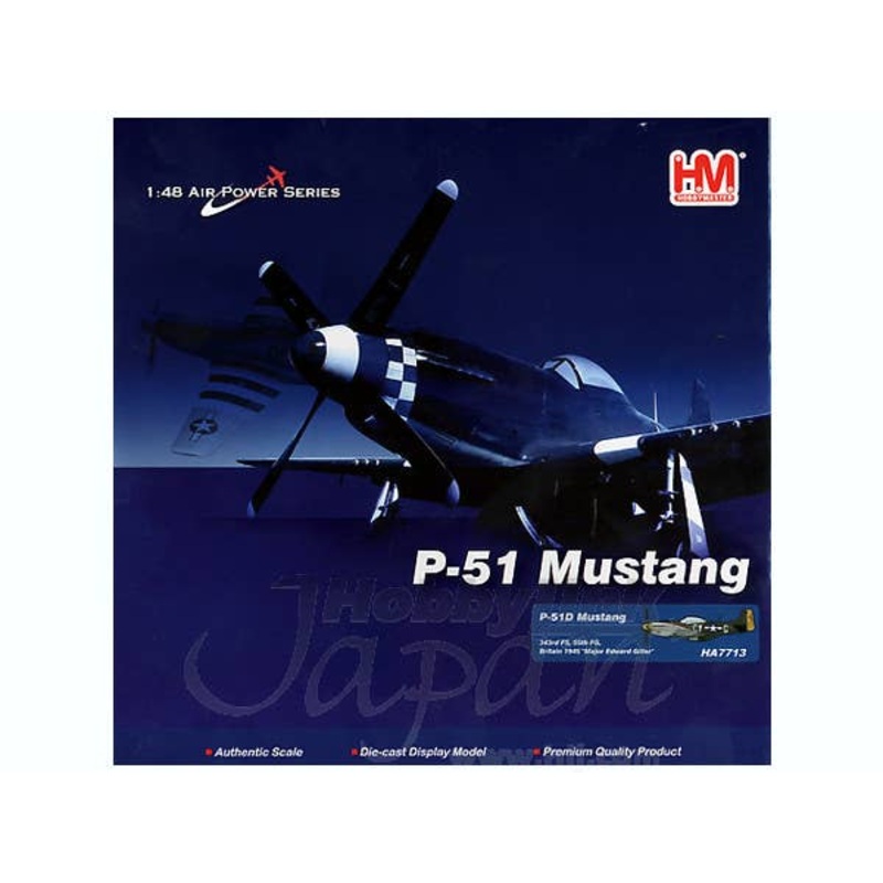 1/48 P-51D Mustang 343rd FS 55th FG Britain 1945 Major Edward Giller