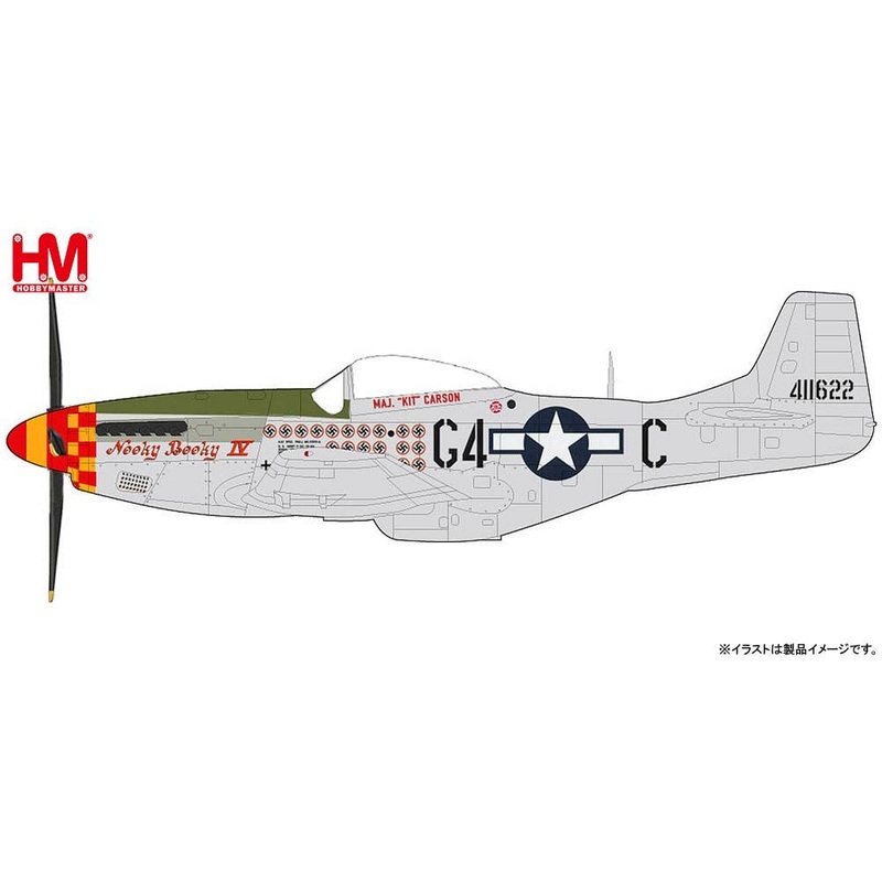 1/48 P-51K Mustang Nooky Booky IV 44-11622, Flown by Major Leonard Kit Carson, 362nd FS, 357th FG, 1945