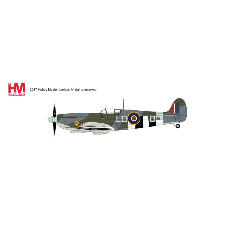 1/48 Spitfire Mk.Ixc MJ586/LO-D, P/O Pierre Clostermann DFC, 602 Sqn., RAF, France, June/July 1944