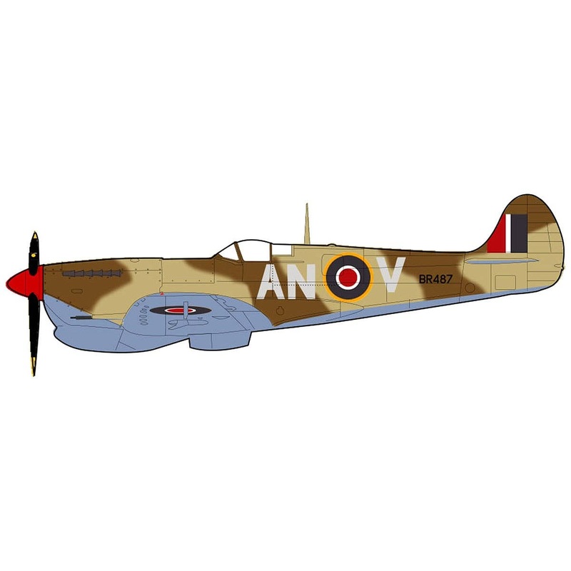 1/48 Spitfire Vb Trop No.417 Sqn. BR487/AN-V Tunisia 1943