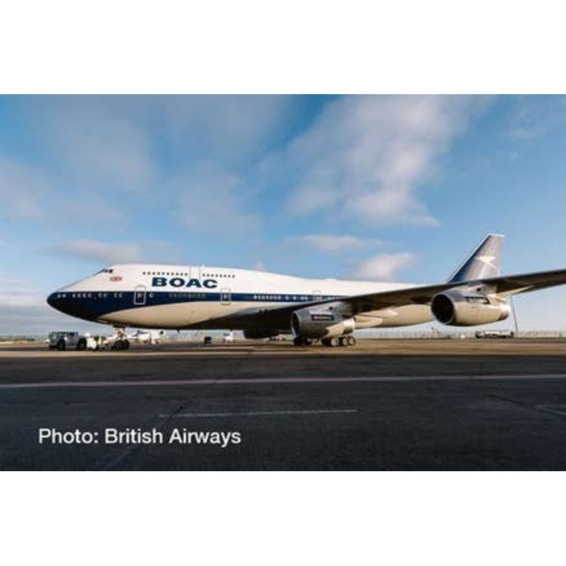 1/500 747-400 British Airways G-BYGC 100th Anniversary BOAC