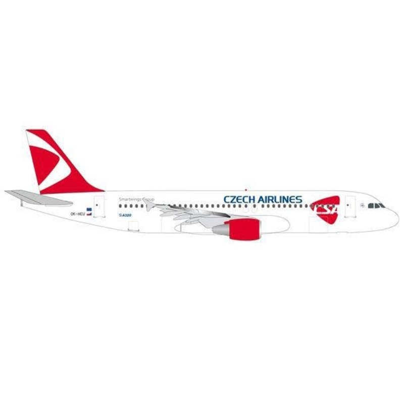 1/500 A320 Czech Airlines OK-HEU 2020 New Colors