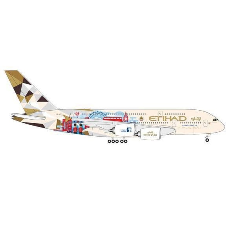 1/500 A380 Etihad Airways A6-Ape Choose The United Kingdom