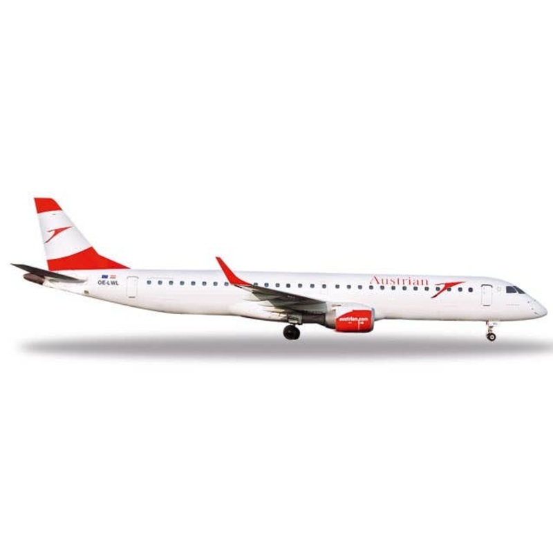 1/500 E195 Austrian Airlines "City of Prague" OE-LWL