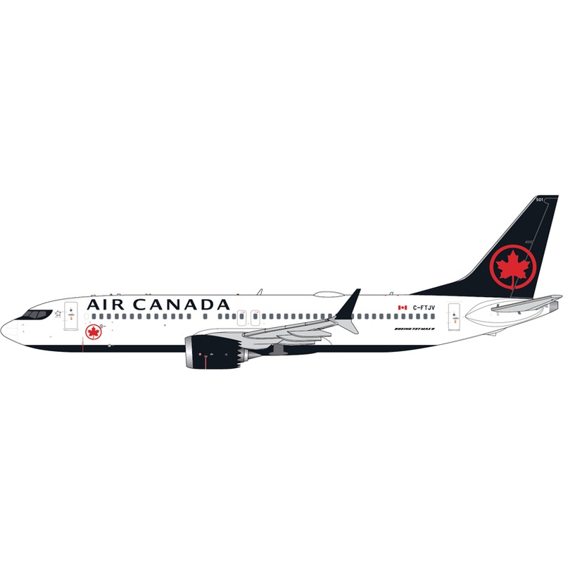 1/400 Air Canada New Colors 737 MAX-8 C-FTJV