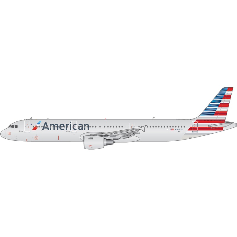 1/400 American Airlines A321 N187US