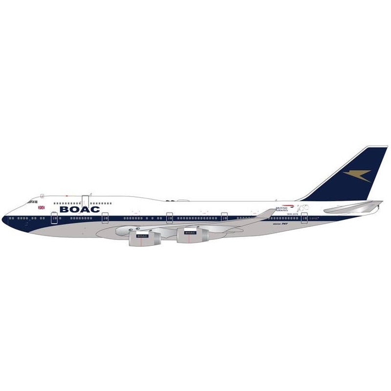 1/400 British Airways BOAC Retro 747-400 G-BYGC