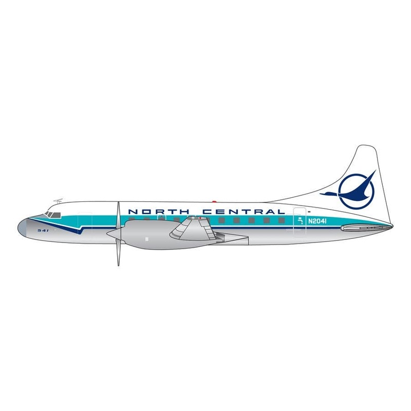 1/400 North Central Airlines CV-580 N2041