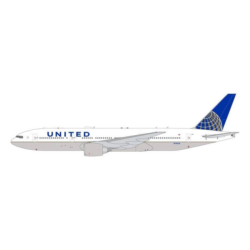 1/400 United Airlines 777-200ER N796UA