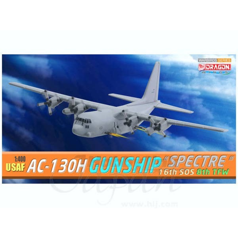 1/400 USAF AC-130H Gunship Specter 16th SOS 8th TFW
