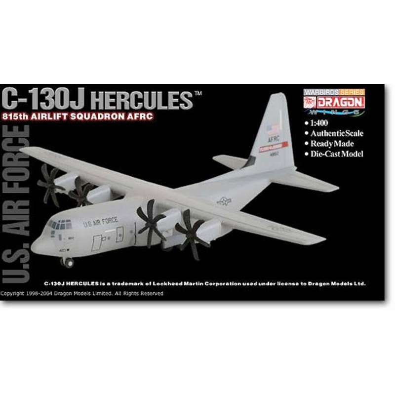 1/400 USAF C-130J Hercules 815th Airlift Sqd AFRC