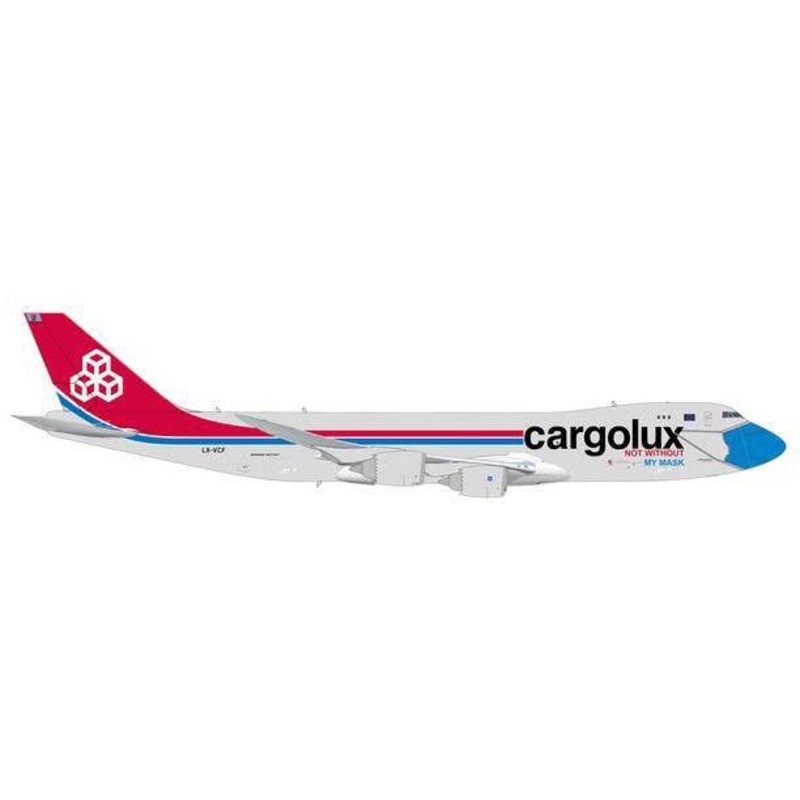 1/200 747-8F Cargo Lux Not Without My Mask LX-VCF