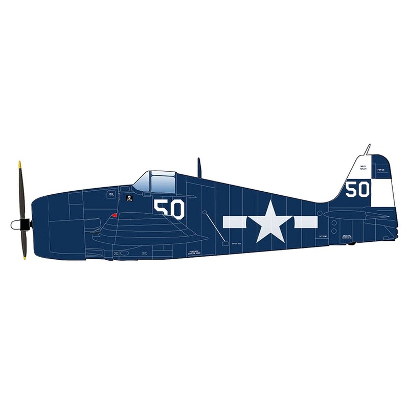1/32 Grumman F6F-5 Hellcat Jolly Rogers White 50, VF-17, USS Hornet, 1945