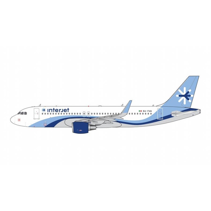 1/400 A320 (S) Inter-jet aviation XA-FUA