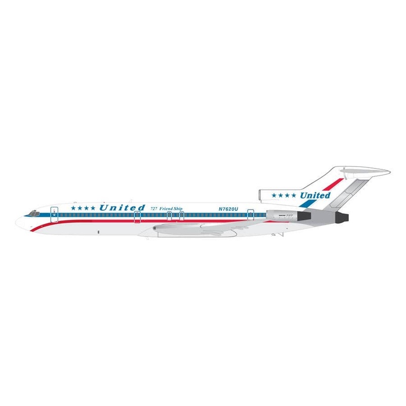 1/200 727-200 United Airlines N7620U