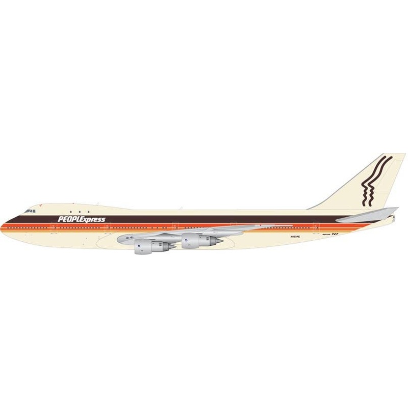 1/200 747-100 People Express Airlines N603PE