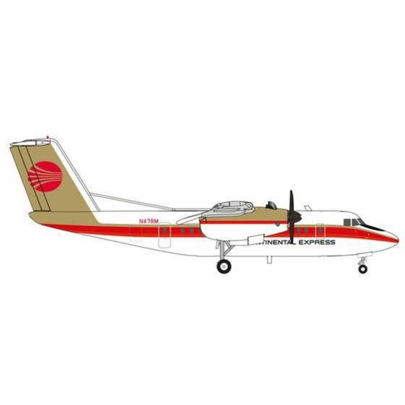 1/200 DHC-7 Continental Express N47RM