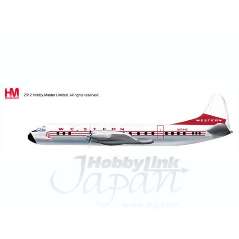 1/200 L-188 Electra/ Western Airlines