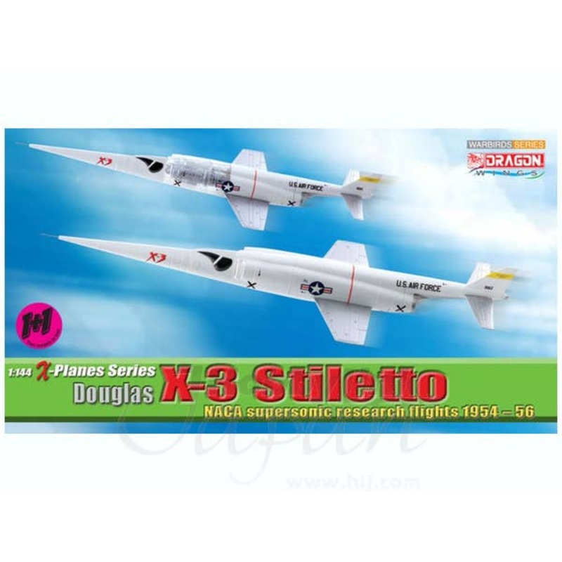 1/144 Douglas X-3 Stiletto NACA Supersonic Research Flights 1954-56