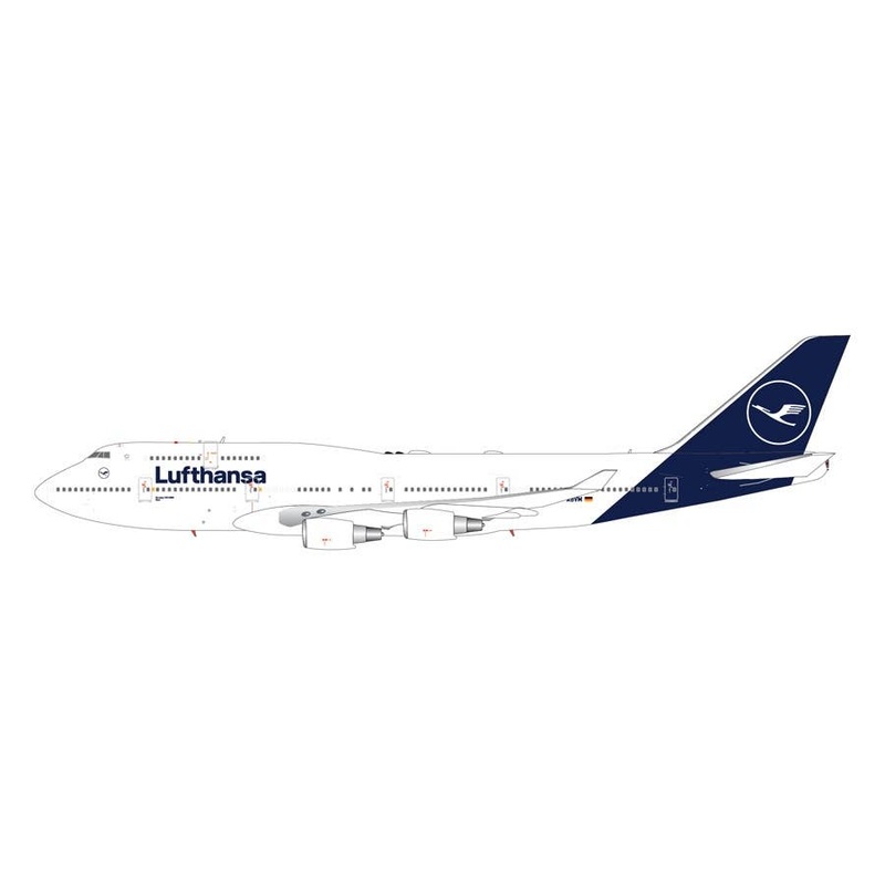 1/200 747-400 Lufthansa New Colors D-ABVM