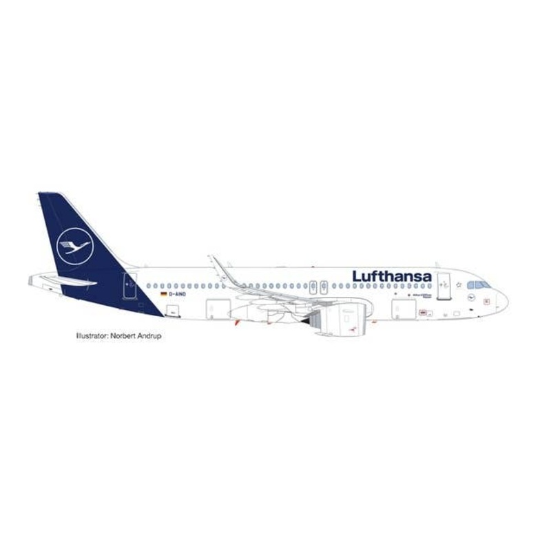 1/200 A320neo Lufthansa New Colors D-AINO Rastatt