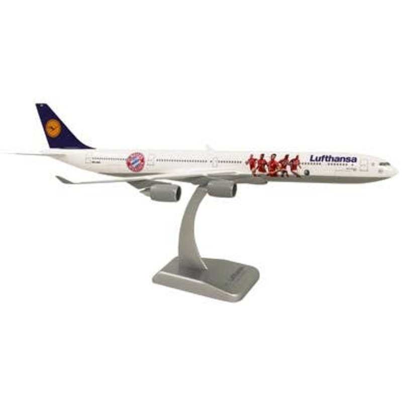1/200 A340-600 Deutsche Lufthansa FC BAYERN without Landing Gear with Stand