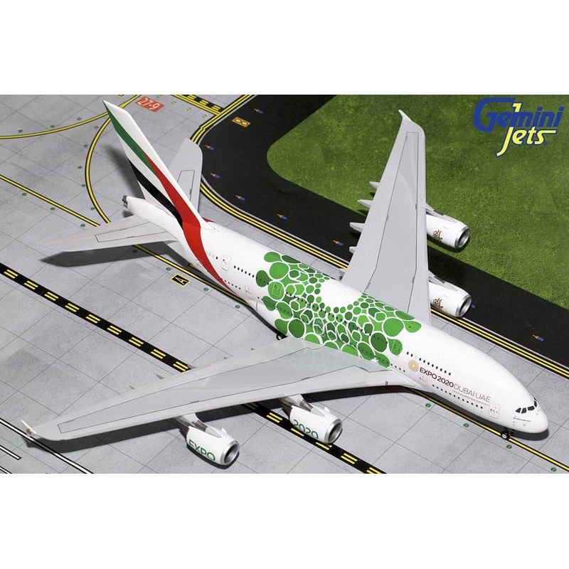 1/200 A380-800 Emirates Airline (Green Expo 2020) A6-EEW