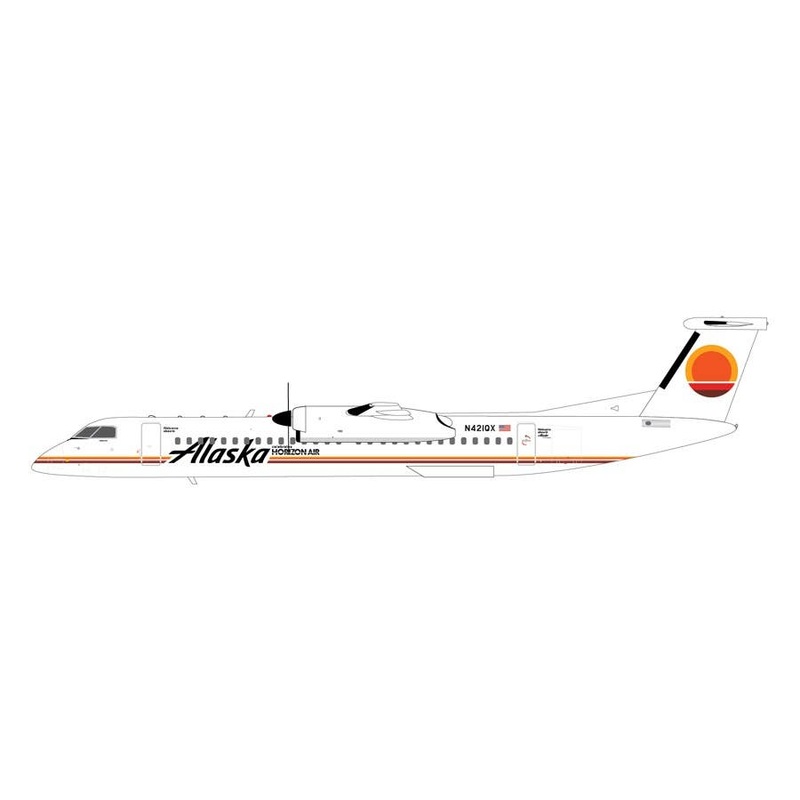 1/200 Dash 8 Q400 Alaska Airlines/Horizon Air N421QX (1981 Retro Colors)