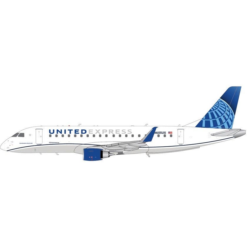 1/200 E175 United Express N605UX