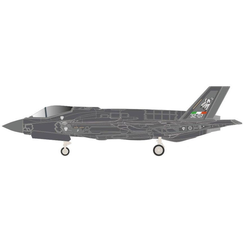 1/200 F-35A Italian Air Force 32 Wing 13 Squadron Amendra Air Force Base 32-07