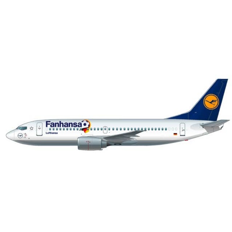 1/100 737-300 Lufthansa German Airlines Fanhansa
