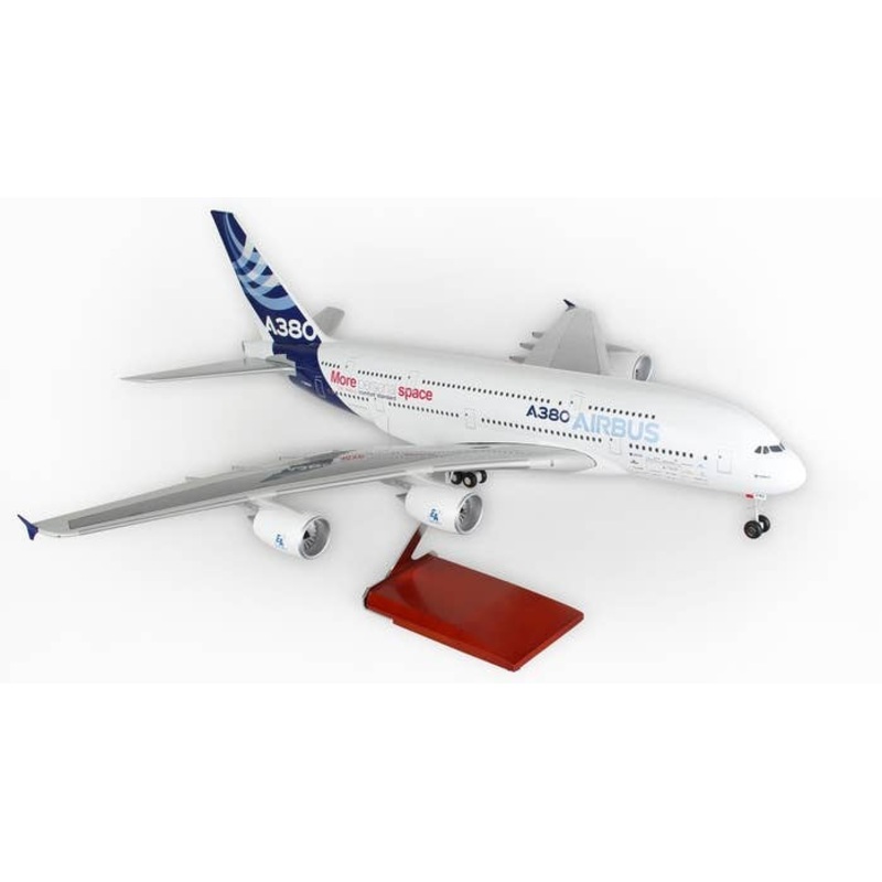 1/100 A380-800 House Colors New Livery (With Gear and Wooden Stand)