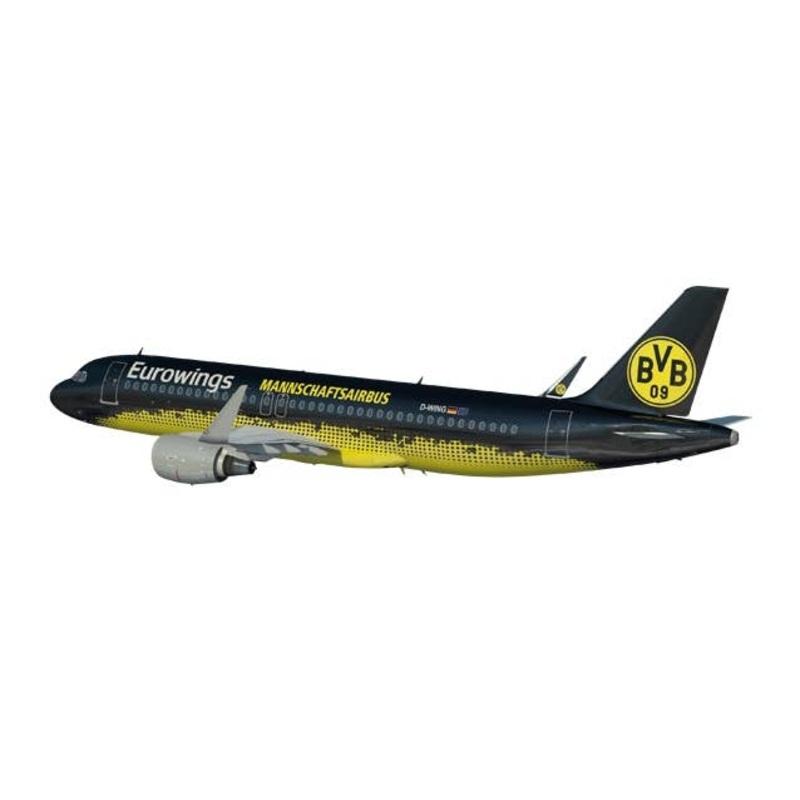 1/100 Eurowings Airbus A320 "BVB Mannschaftsairbus" - D-AIZR