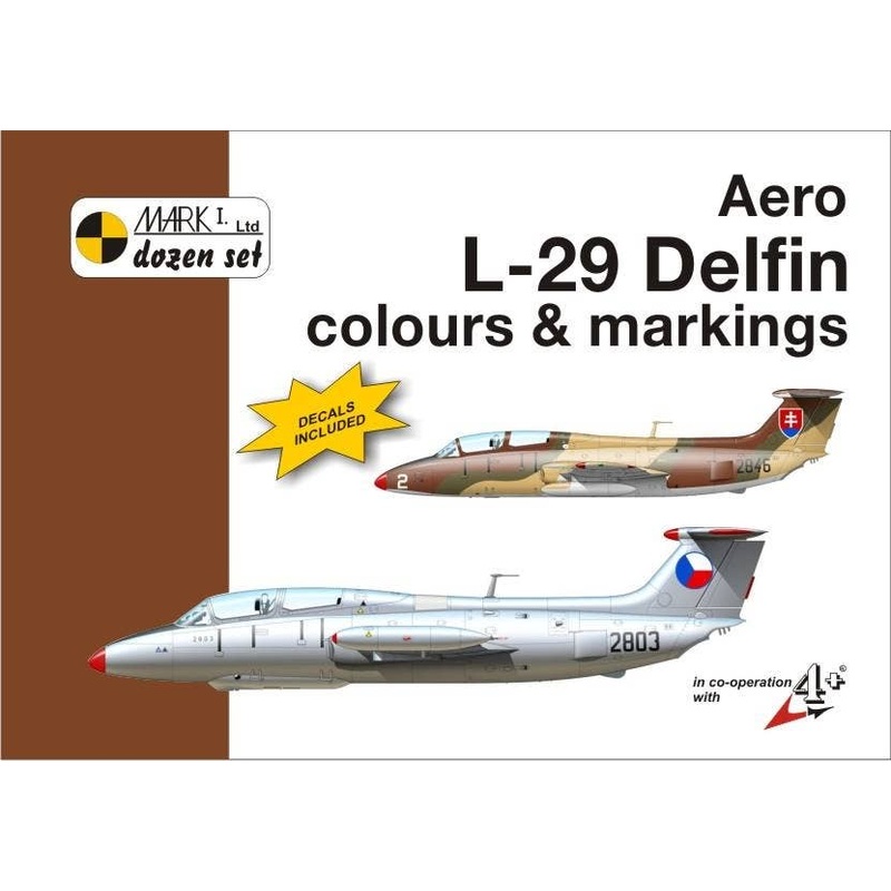 Aero L-29 Delfin Colours & Markings + Decals 1/48