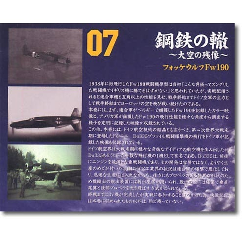 DVD Focke-Wulf Fw190