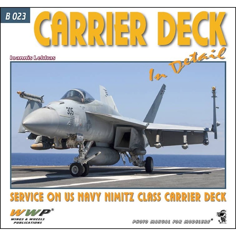U.S. Navy Nimitz Class Aircraft Carrier Flight Deck In Detail