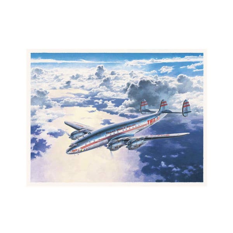 Shigeo Koike Art Print: Lockheed Model 049 Constellation