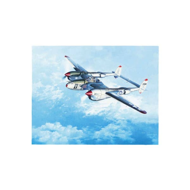 Shigeo Koike Art Print: Lockheed P-38J Lightning