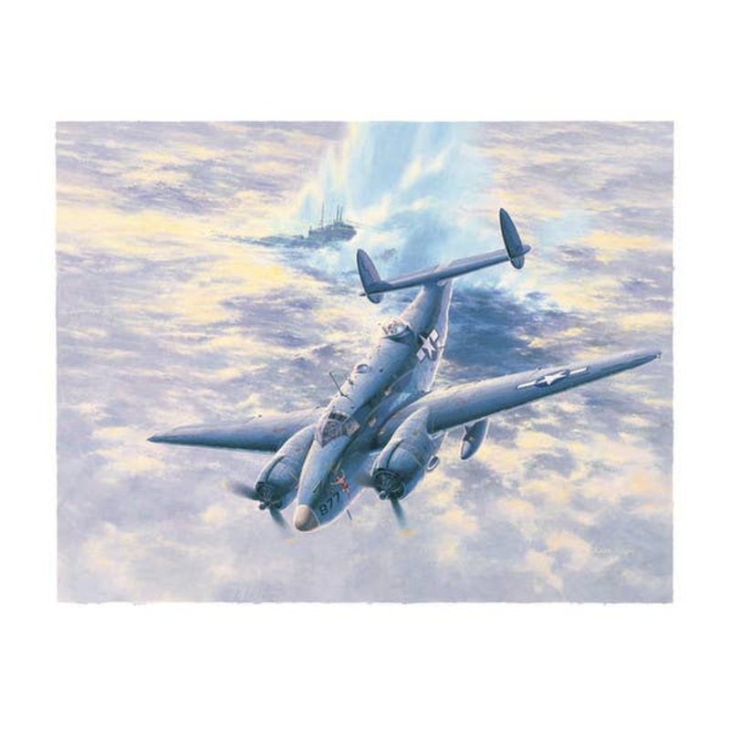 Shigeo Koike Art Print: Lockheed PV-1 Ventura Naval Patrol Plane