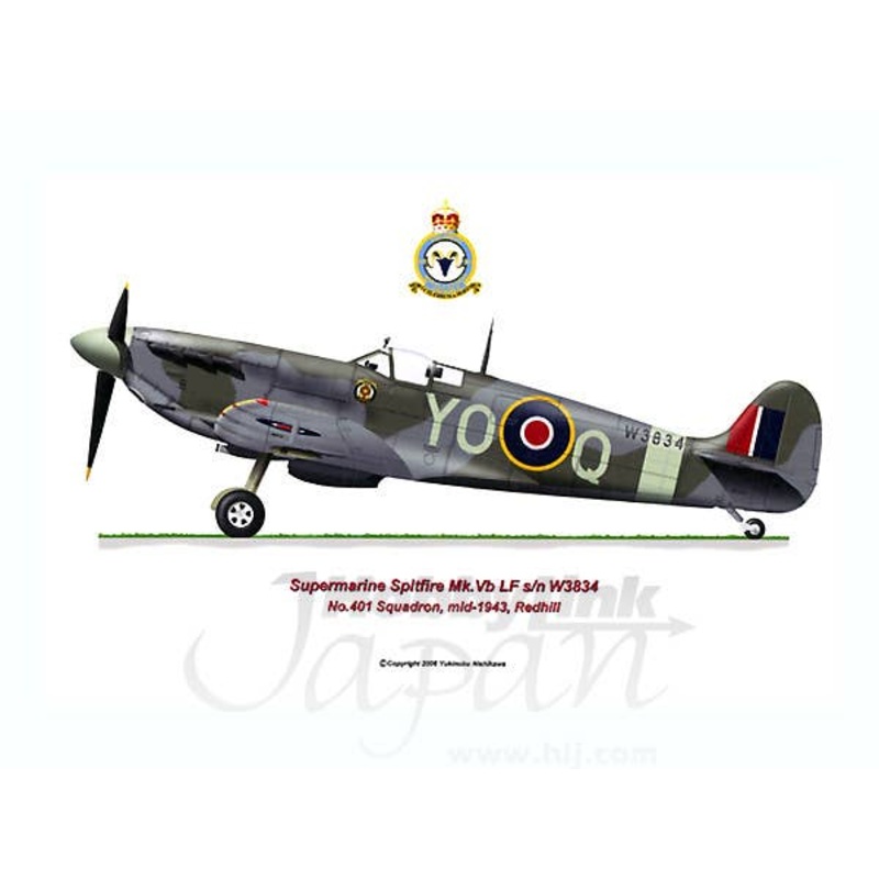 Supermarine Spitfire Mk Vb LF W3834